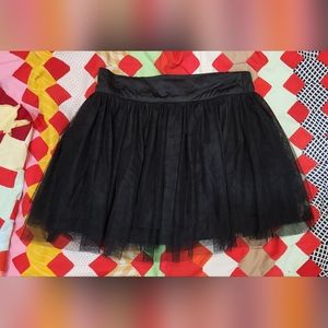 Tulle Skirt. Black